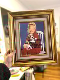 Image 1 of Tableau  encadreé QUI SÈME LA HESS…