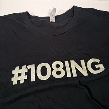 Game-Used "108ING" MSS Tees! (2XL & 3XL)