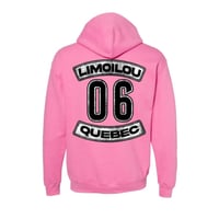 Image 4 of Hoodie 06 Limoilou ( Noir ou Rose)
