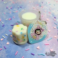 Image 1 of Birthday Bash Silicone Squishy Pudding Cup Charm