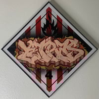 Flammable 4 Letras Sign