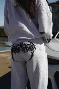 Image 3 of CHAOTIK BLACK OPEN HEM BACK PRINT