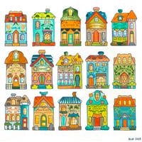 Spooky Spice House Print