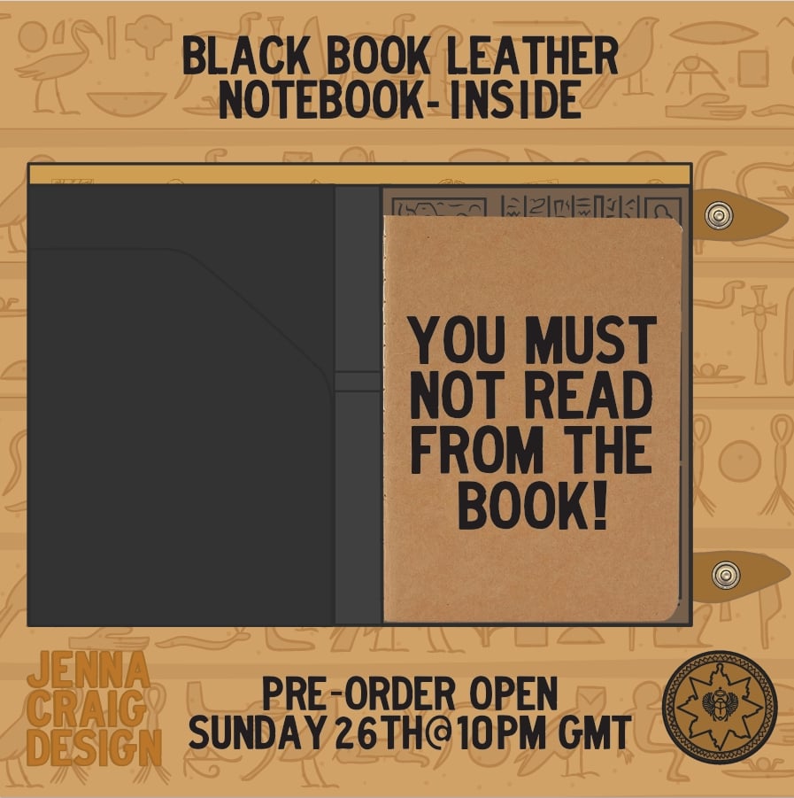Image of *PRE-ORDER* Black Book Notebook Holder