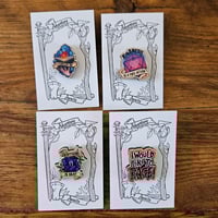 Image 1 of (D&D) Wooden Pin Badges 