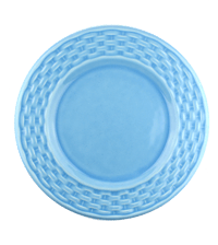 Image 1 of Assiettes bleues x 3