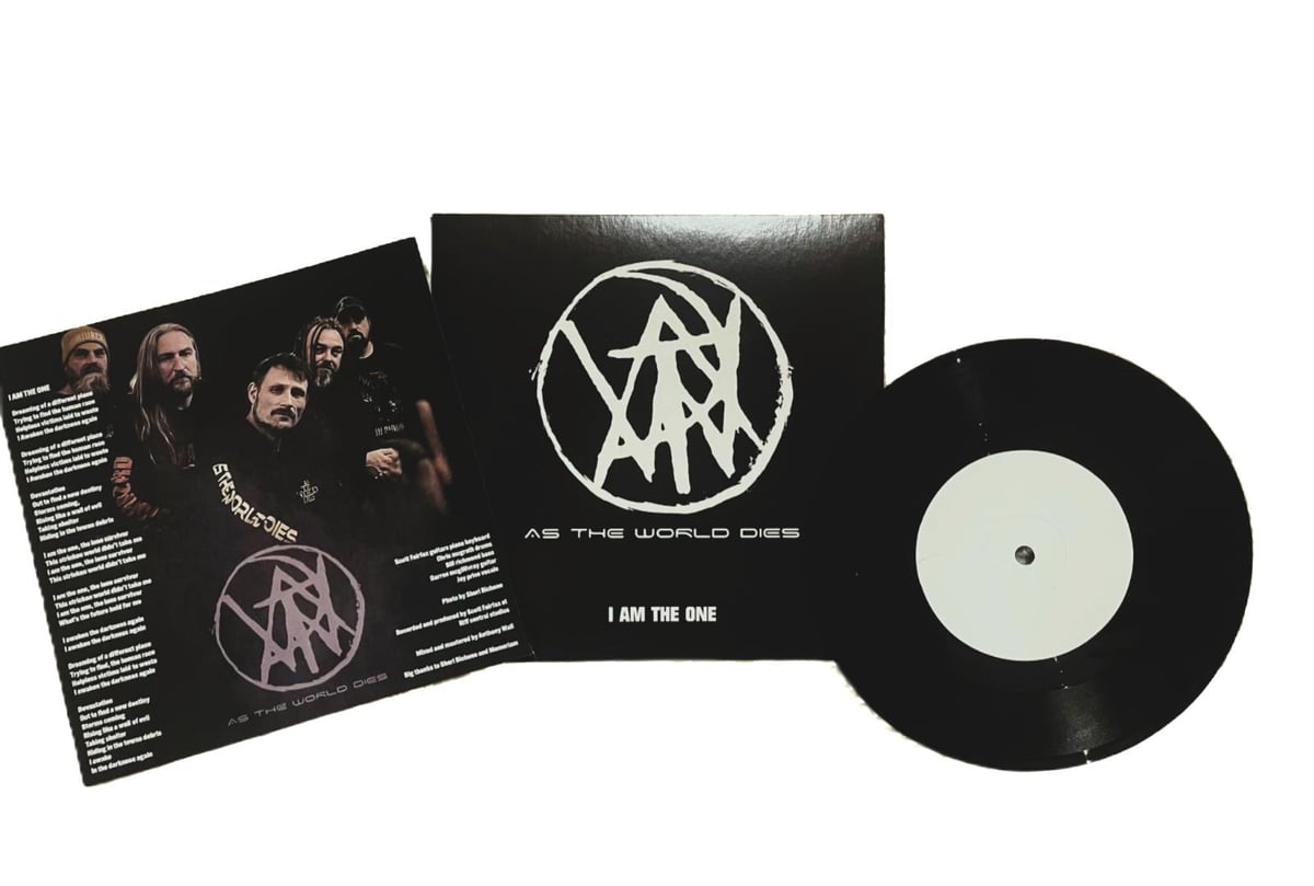 Image of As The World Dies & Memoriam 7 Inch Split Single (Reaper Entertainment)