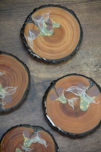 Image 2 of HUG ME- set of 4 coasters