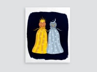 Image 1 of Pumpkins in Costume Art Print