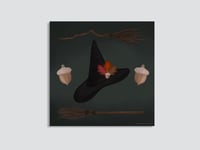 Image 1 of Witch Hat Halloween Art Print