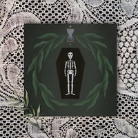 Image 2 of Whimsigoth Skeleton Art Print