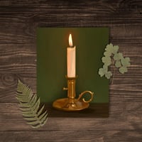 Image 2 of Dark Academia Candle Art Print