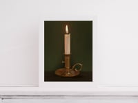 Image 3 of Dark Academia Candle Art Print
