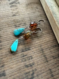 Image 3 of Blue earrings/ n3