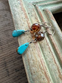 Image 11 of Blue earrings/ n3