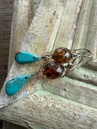 Image 9 of Blue earrings/ n3