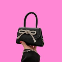 Image 2 of Leather Bow Knot Bag