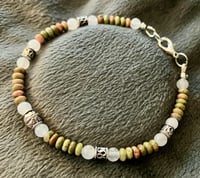 Image 3 of Unakite and White Jade - Size 7.5