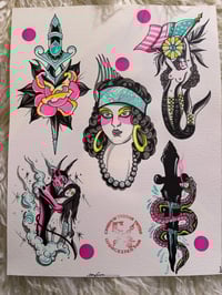 Image 2 of Original Painting Flash Sheet; 4 of 4