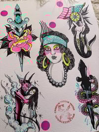 Image 1 of Original Painting Flash Sheet; 4 of 4
