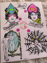 Image 1 of Original Painting Flash Sheet; 3 of 4