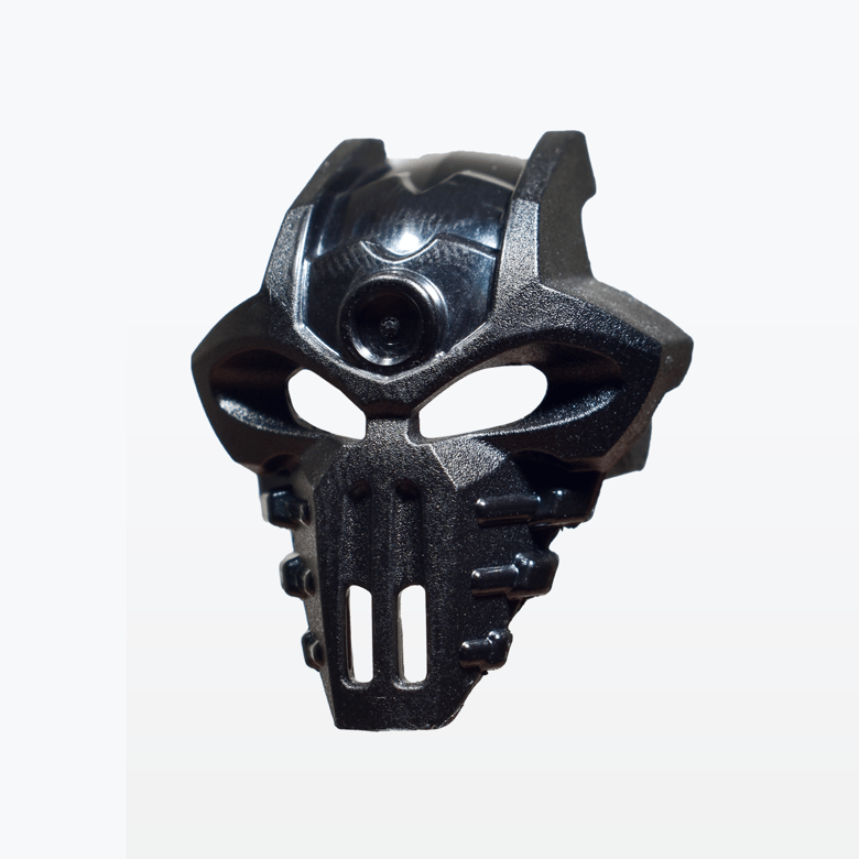Image of Black Basher Skull Resin Replica