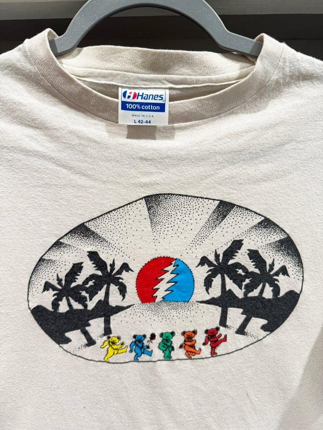 Grateful Dead 80s Beach Bears T-Shirt - Size M