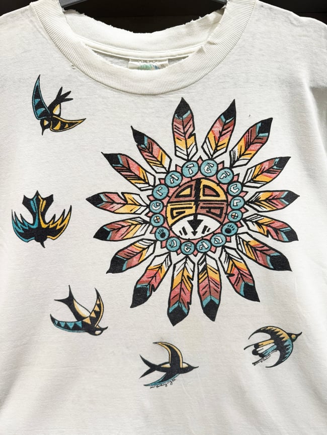 Grateful Dead 1990 Feathers T-Shirt - Size XL