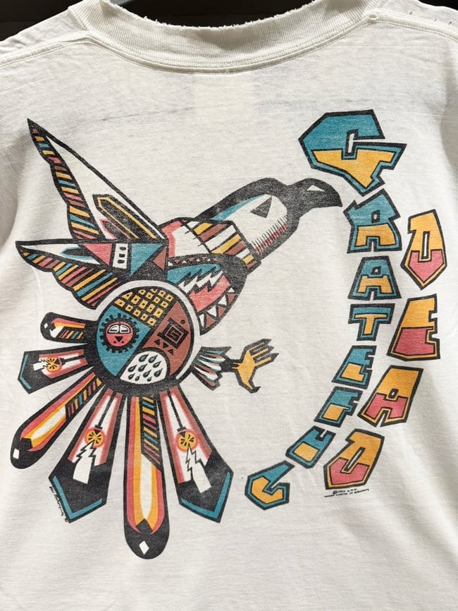 Grateful Dead 1990 Feathers T-Shirt - Size XL