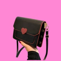 Image 1 of Magnetic Heart Buckle Crossbody Bag