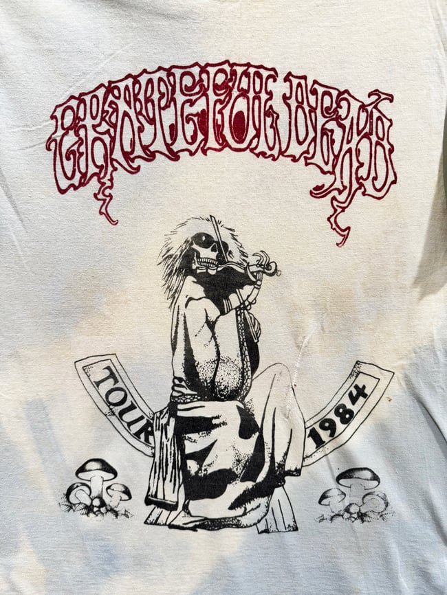 Grateful Dead 1984 Tour T-Shirt - Size L (slim)