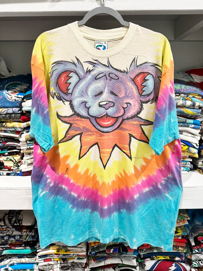 Grateful Dead 1999 Sunset Bear T-Shirt - Size XL