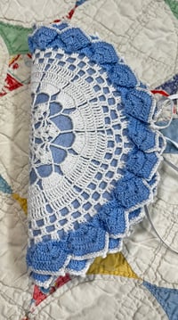Image 1 of Blue & White Doily Needle Book I
