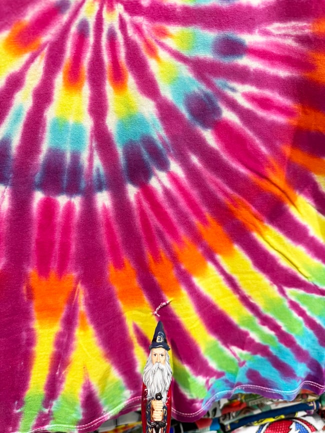 80s Tie Dye Lot T-Shirt - Fits L