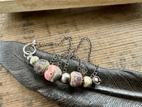 Image 13 of Earthy Lamp work sterling silver necklace 