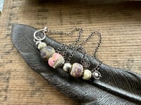 Image 15 of Earthy Lamp work sterling silver necklace 