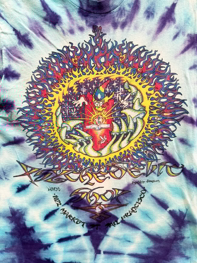 1980s Psychedelic Shop SF Mikio T-Shirt - Fits L (slim)
