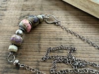 Image 17 of Earthy Lamp work sterling silver necklace 