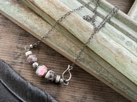 Image 22 of Earthy Lamp work sterling silver necklace 