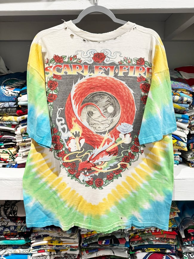 Grateful Dead 1997 Scarlet Fire T-Shirt - Size XL