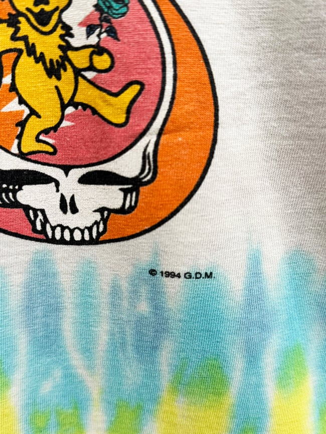 Grateful Dead 1994 Steal Your Face Bears T-Shirt - Size XL
