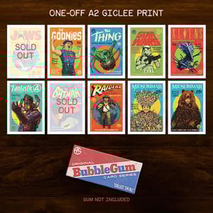Image of ONE-OFF BUBBLEGUM A2 GICLEE PRINT