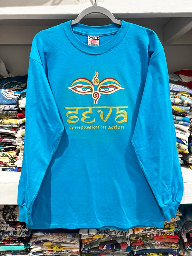 80s Grateful Dead SEVA / Bertha Longsleeve Shirt - Size XL