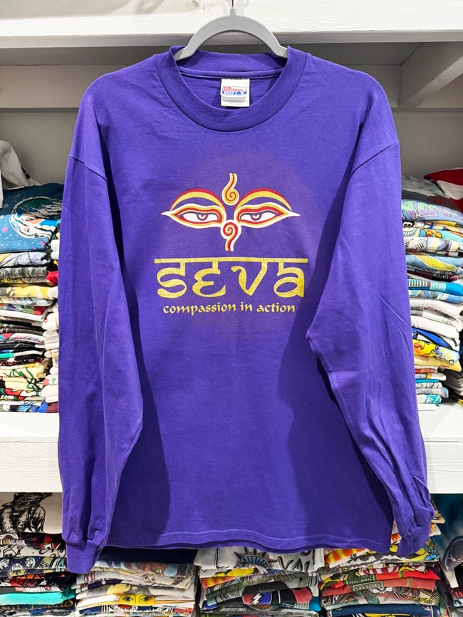 90s Grateful Dead SEVA / Bertha Longsleeve Shirt -- Size L