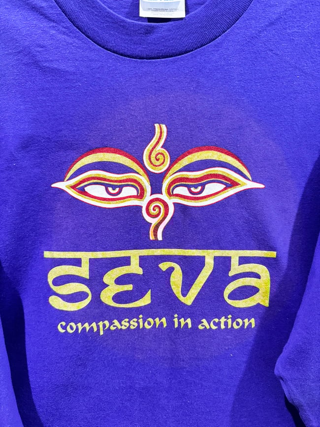 90s Grateful Dead SEVA / Bertha Longsleeve Shirt -- Size L