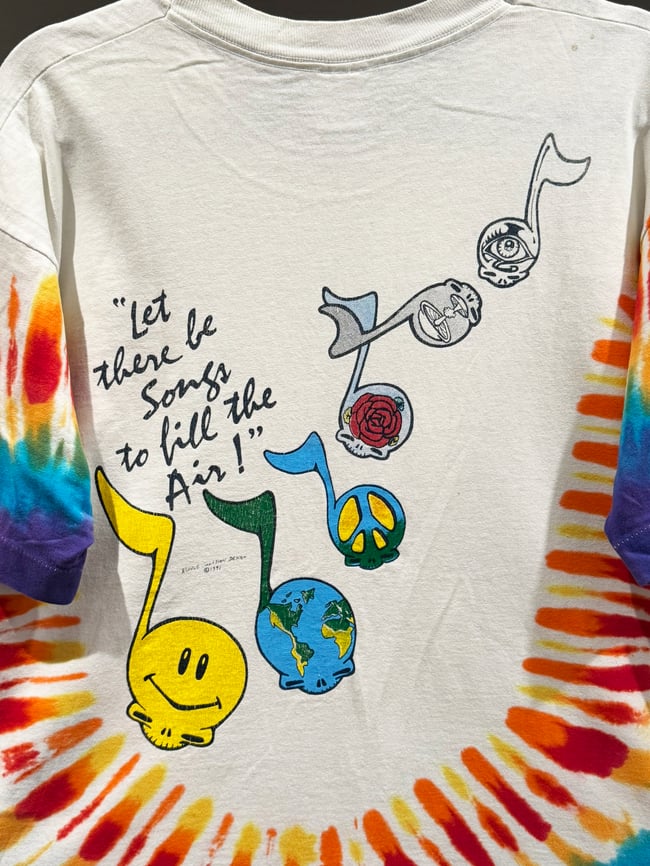 Grateful Dead 1991 Ripple T-Shirt - Size L