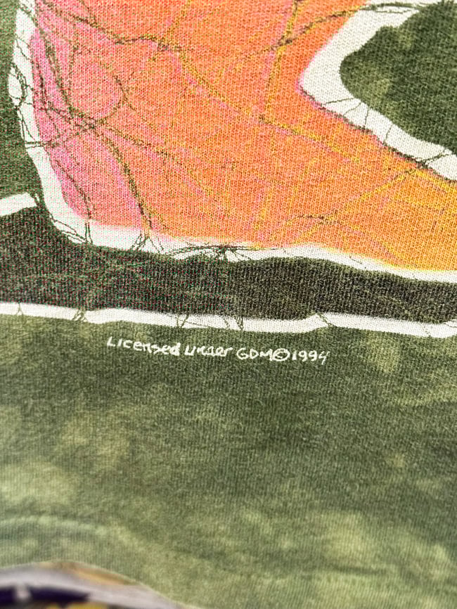 Grateful Dead 1994 Gradient Bear T-Shirt - Size XL