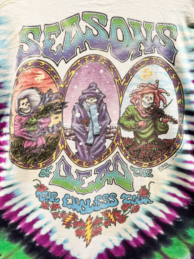 Grateful Dead 1993 Seasons of the Dead T-Shirt - Size XL