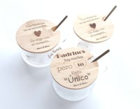 Image 1 of Taza de Cristal Vintage personalizada