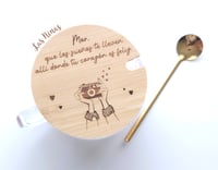 Image 2 of Taza de Cristal Vintage personalizada